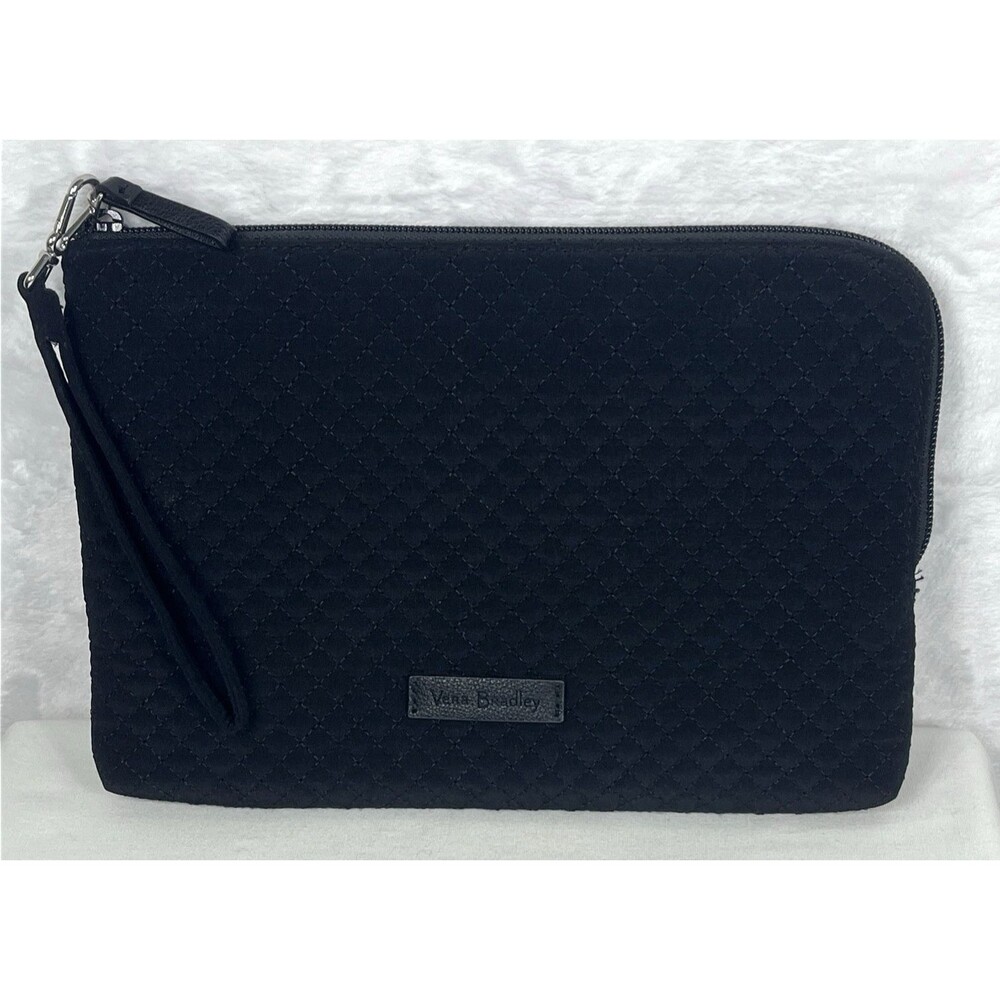 Vera Bradley Black Quilted Wristlet